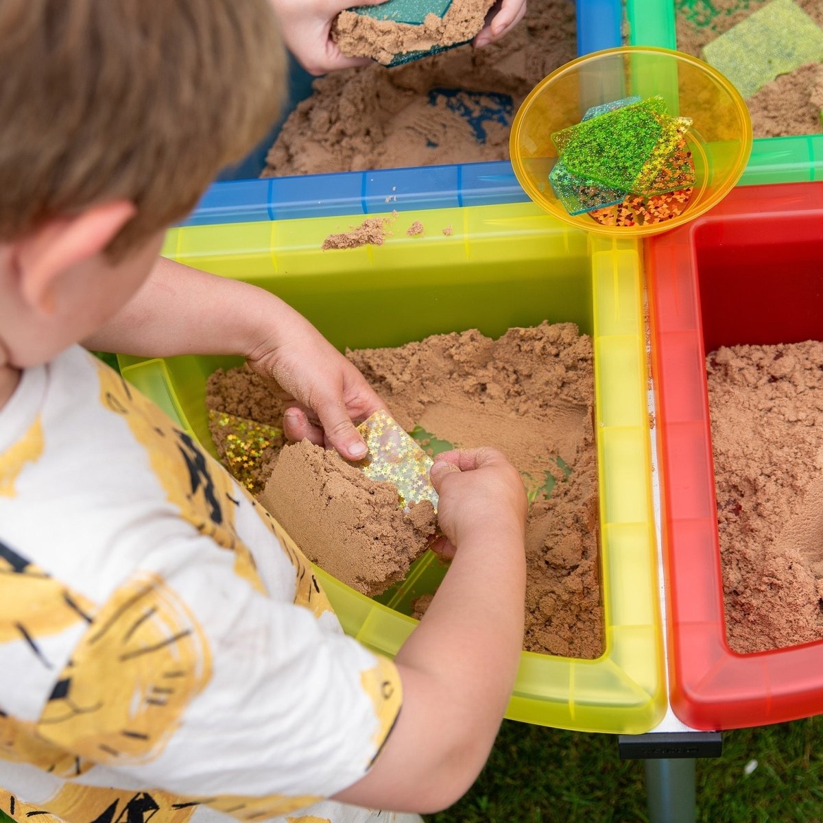 tickit® Discovery Colour Quadrant Trays & Stand -