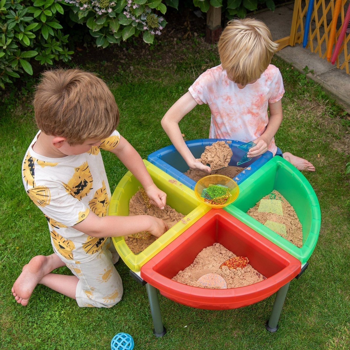 tickit® Discovery Colour Quadrant Trays & Stand -