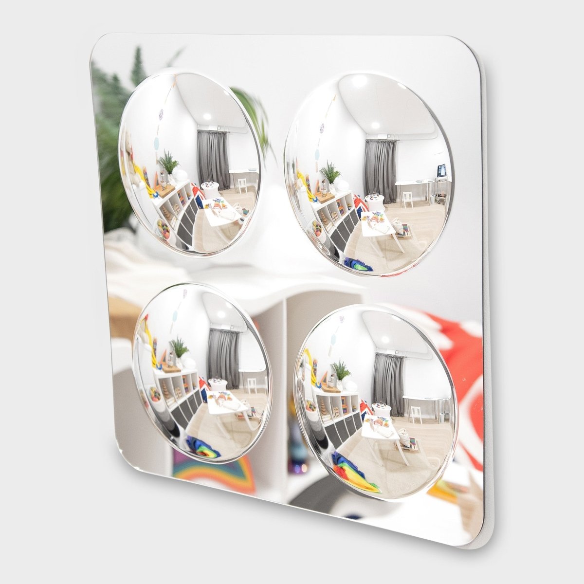 tickit® Large 4-Domed Acrylic Mirror Panel - Sensory Equipment