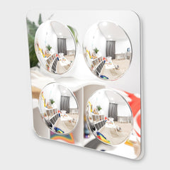 tickit® Large 4-Domed Acrylic Mirror Panel - Sensory Equipment