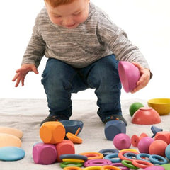 tickit® Rainbow Wooden Super Set (84 Pieces) - Learning Resource