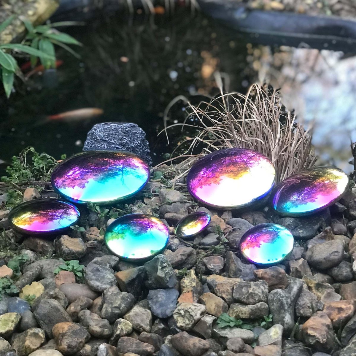 tickit® Sensory Steel Colour Burst Buttons - Sensory Reflective - Buttons
