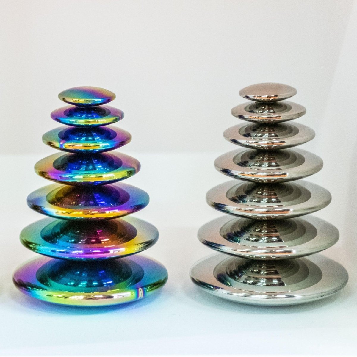 tickit® Sensory Steel Colour Burst Buttons - Sensory Reflective - Buttons
