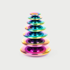 tickit® Sensory Steel Colour Burst Buttons - Sensory Reflective - Buttons