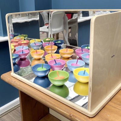 tickit® Wooden Exploratory Mirror - Sensory Equipment