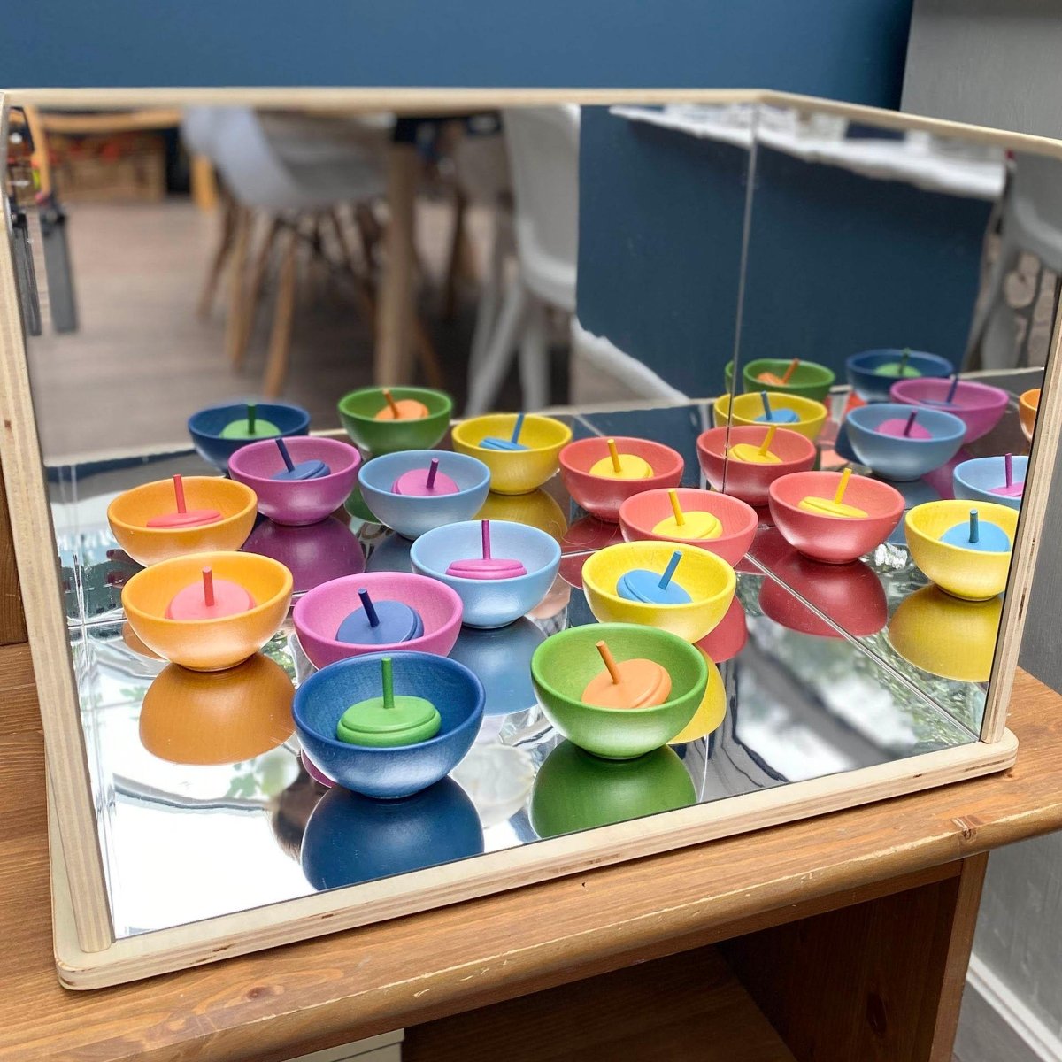 tickit® Wooden Exploratory Mirror - Sensory Equipment