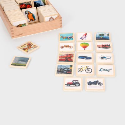 tickit® Wooden Story Tiles (90 Pieces) - Learning Resource