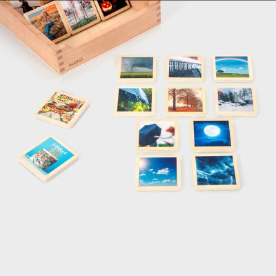 tickit® Wooden Story Tiles (90 Pieces) - Learning Resource