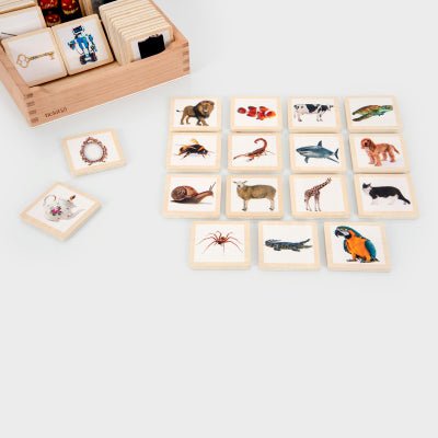 tickit® Wooden Story Tiles (90 Pieces) - Learning Resource