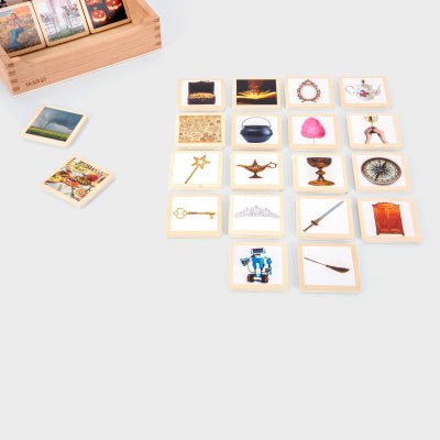 tickit® Wooden Story Tiles (90 Pieces) - Learning Resource