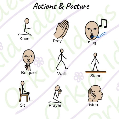 TomTag Mass & Church Visual Support Set - Learning Resource