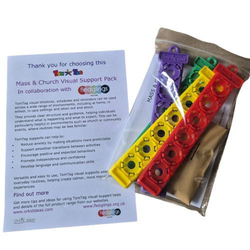 TomTag Mass & Church Visual Support Set - Learning Resource