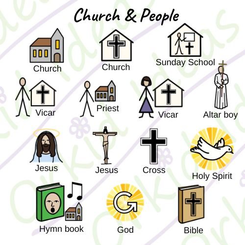 TomTag Mass & Church Visual Support Set - Learning Resource