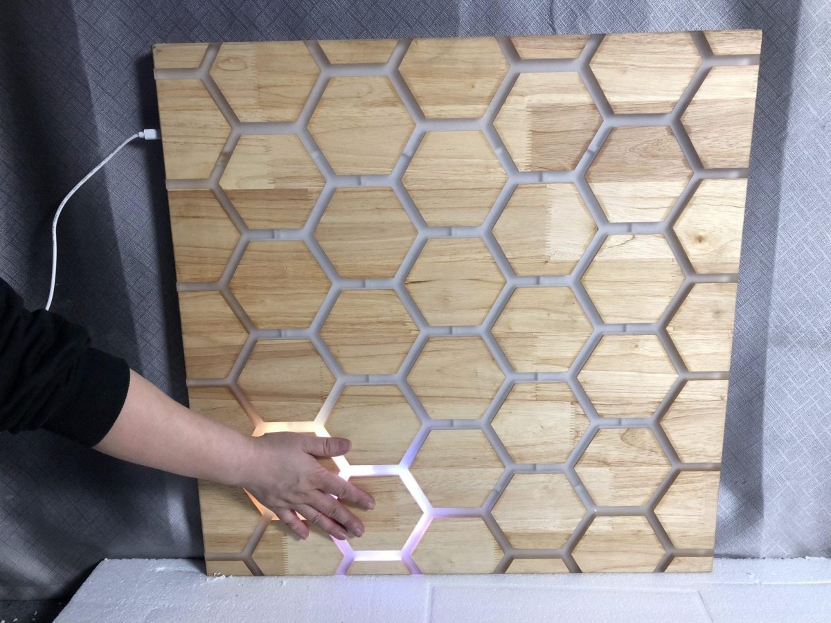 Touch Interactive Honeycomb Panel, Wall Mounted - Sensory Equipment