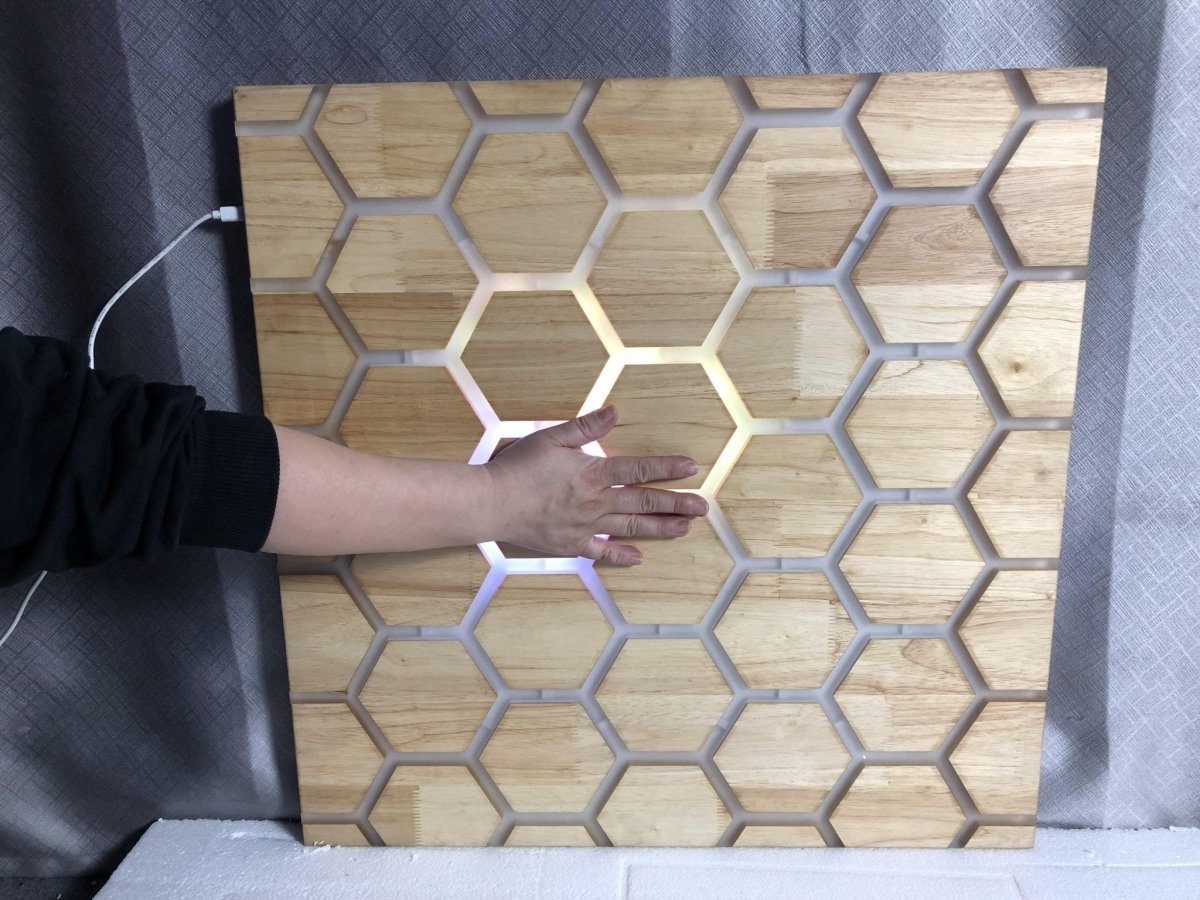 Touch Interactive Honeycomb Panel, Wall Mounted - Sensory Equipment