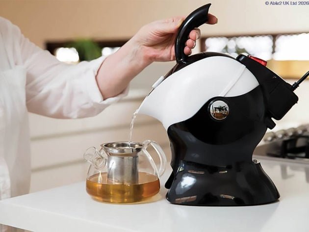 Uccello Easy Pour Tipping Kettle – Assistive Safety Kettle - Eating & Drinking