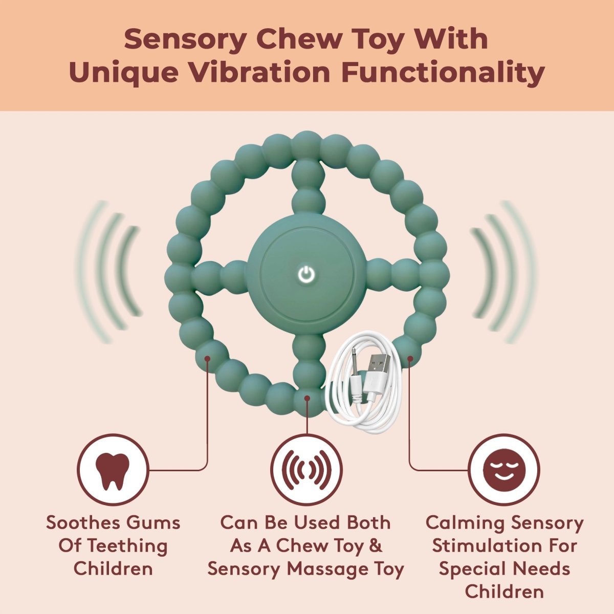 teething vibrating toy Vibrating Teethers for Babies main image 0
