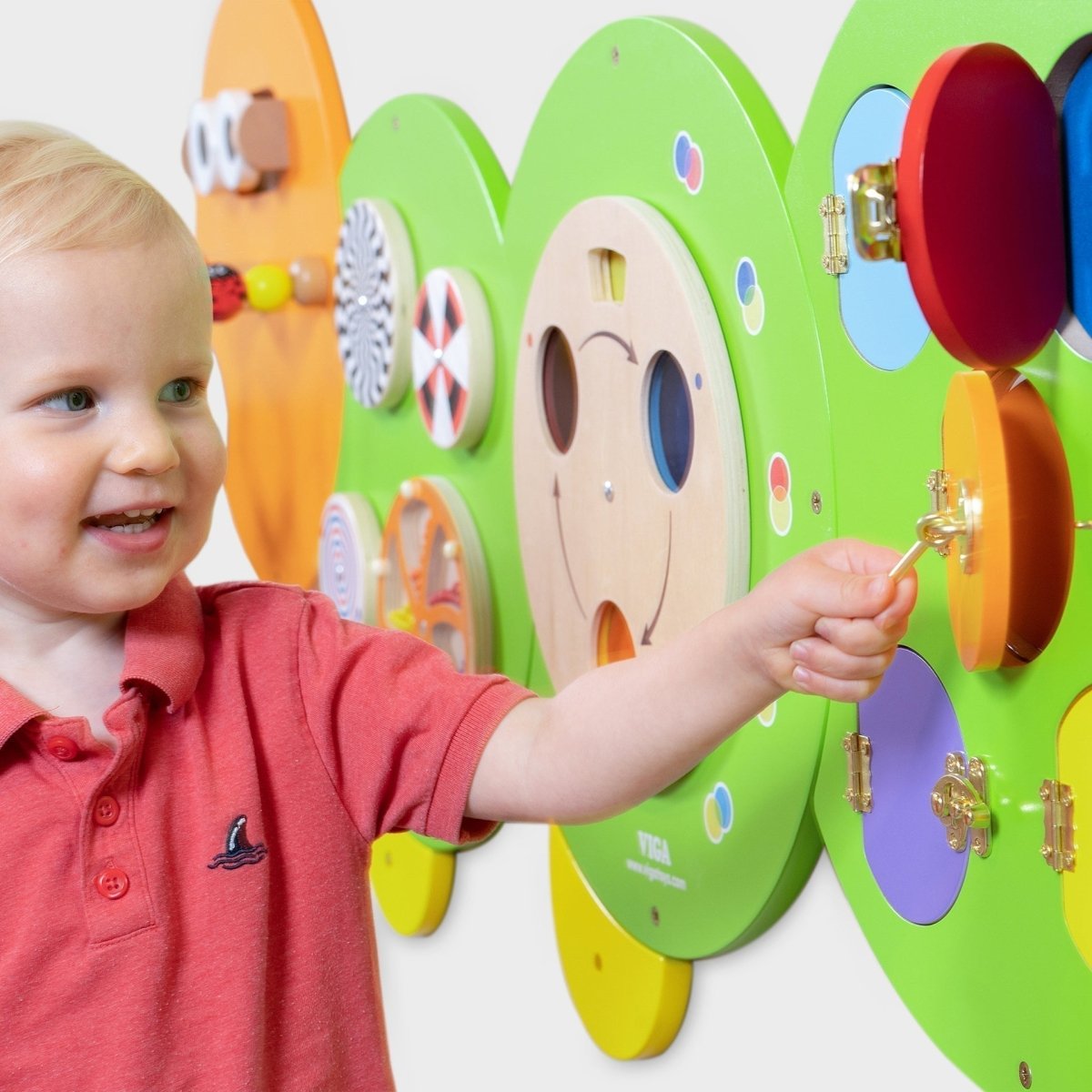 VIga Caterpillar Activity Wall Panels - Sensory Toys