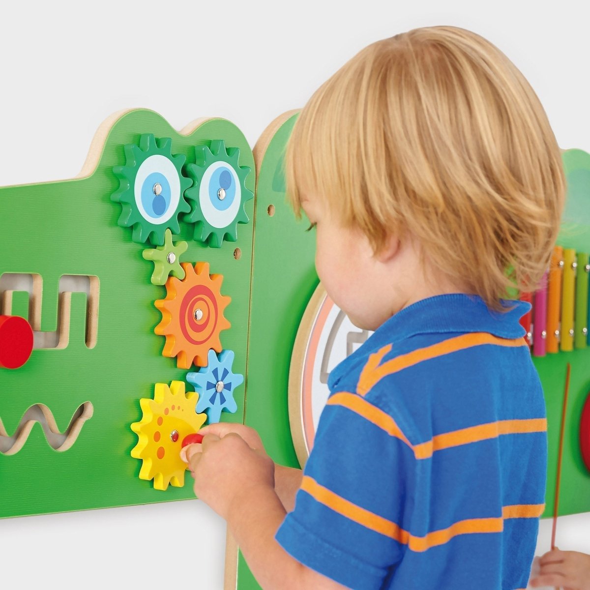 Viga Crocodile Activity Wall Panels. - Sensory Toys