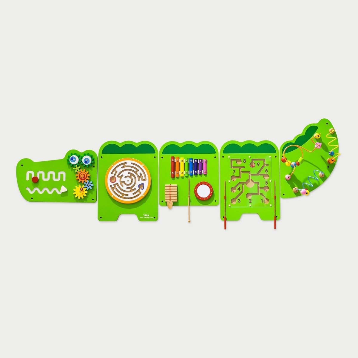 Viga Crocodile Activity Wall Panels. - Sensory Toys