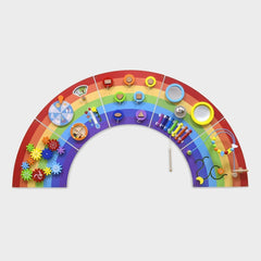 Viga Rainbow Activity Wall Panels. - Sensory Toys