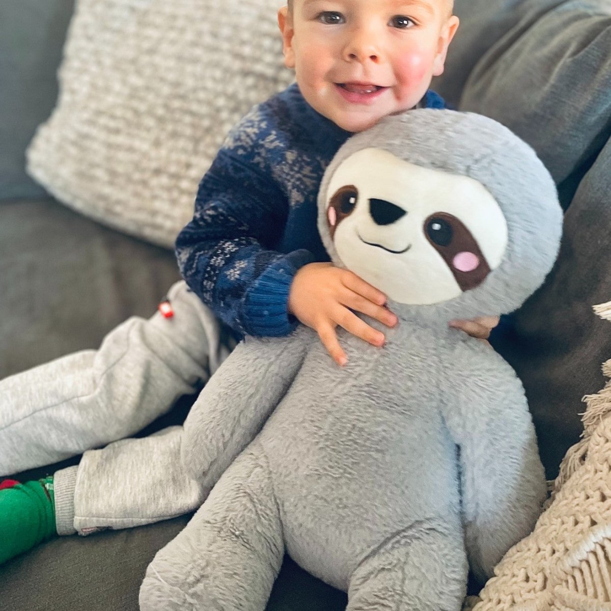Weighted Sloth Soft Toy – 1.5kg Calming Comfort Toy - Weighted