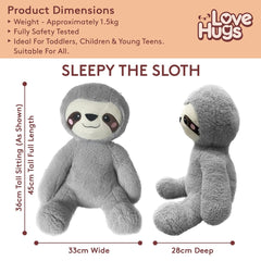 Weighted Sloth Soft Toy – 1.5kg Calming Comfort Toy - Weighted