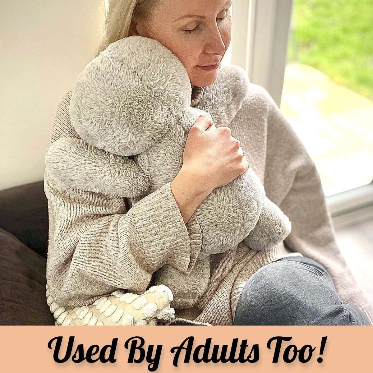Weighted Sloth Soft Toy – 1.5kg Calming Comfort Toy - Weighted