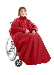 Wheelchair Winter Cover with Sleeves – 7330 - Wheelchair Clothing