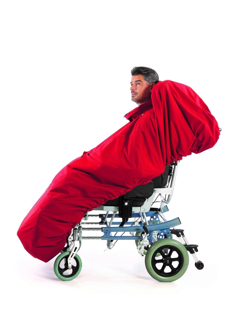 Wheelchair Winter Cover without Sleeves – High Headrest 7335 - Wheelchair Clothing