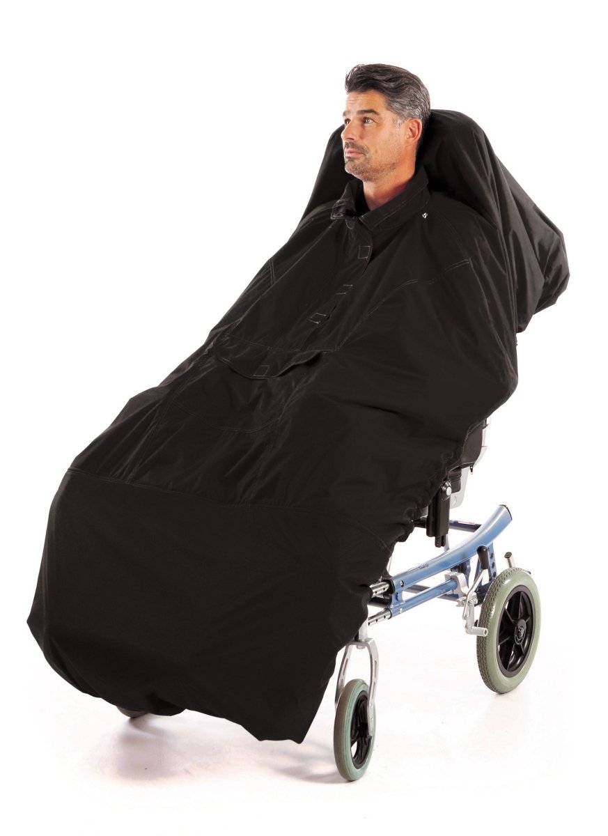 Wheelchair Winter Cover without Sleeves – High Headrest 7335 - Wheelchair Clothing