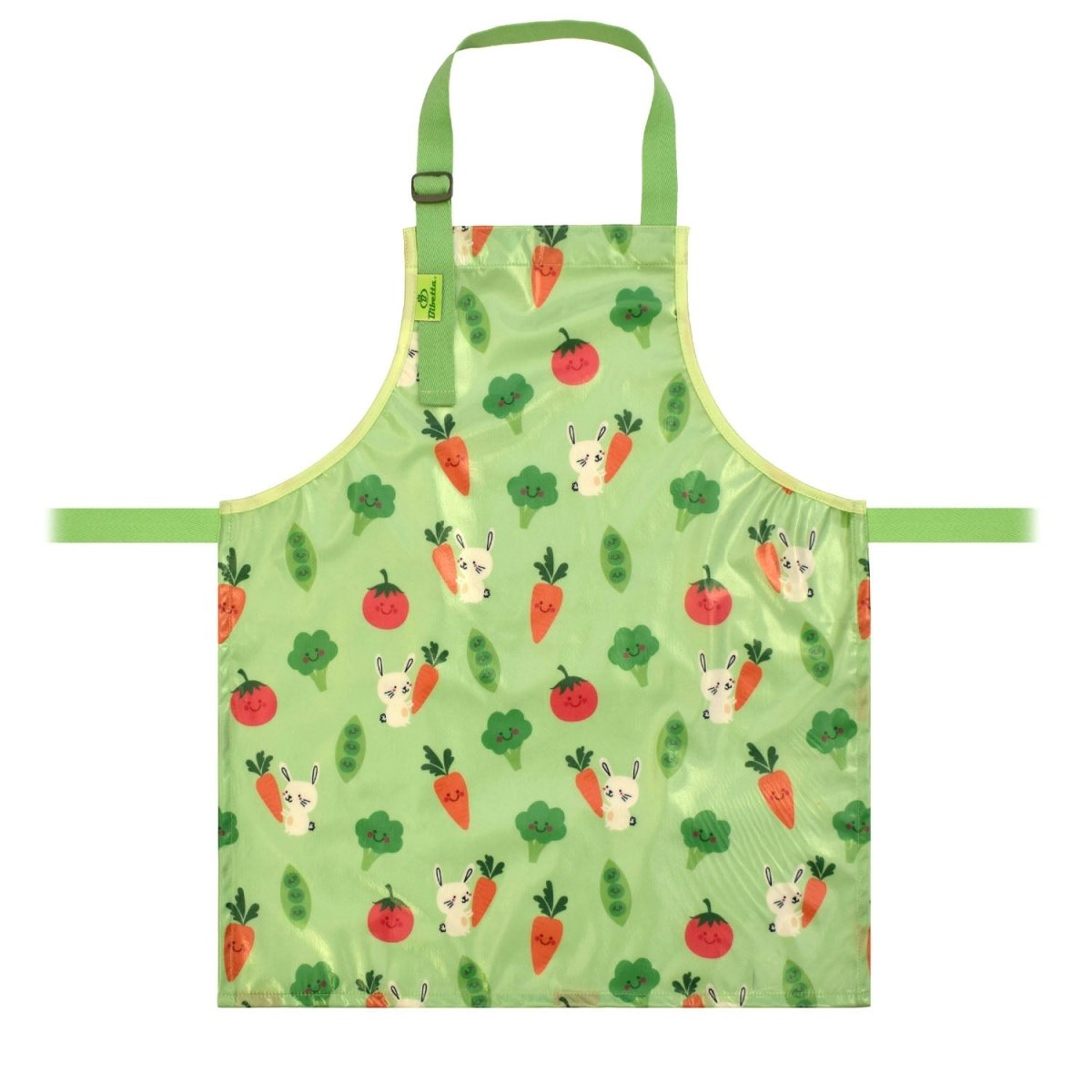 Wipeezee Apron - Child's size - Green Bunny & Veg - Aprons