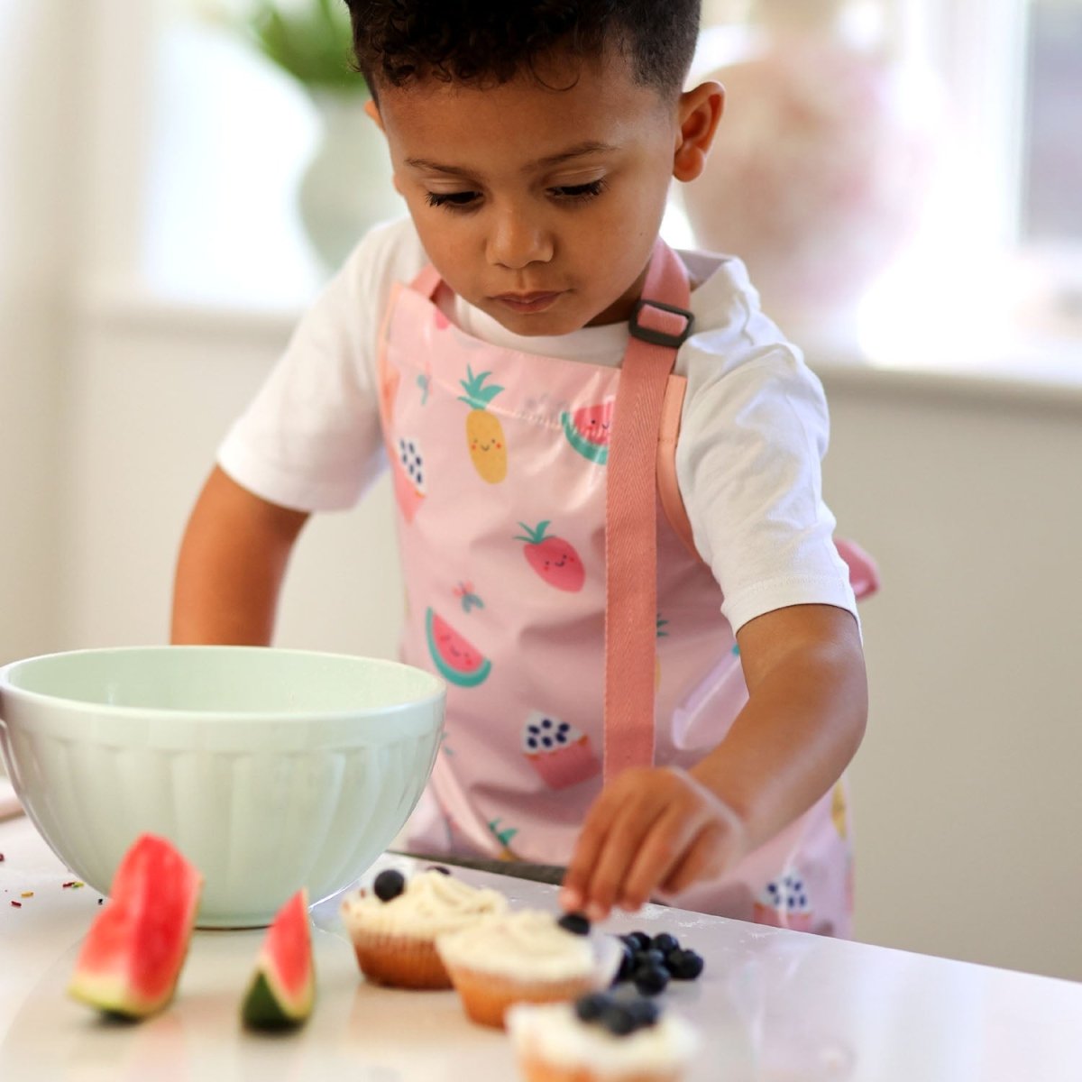 Wipeezee Apron - Child's size - Pink Yummy Treats - Aprons