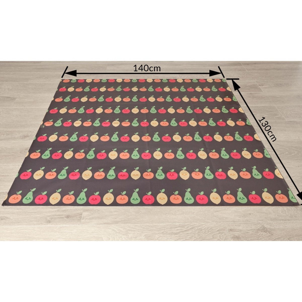 Wipeezee Splash Mat - Grey Happy Fruit - Splash Mat