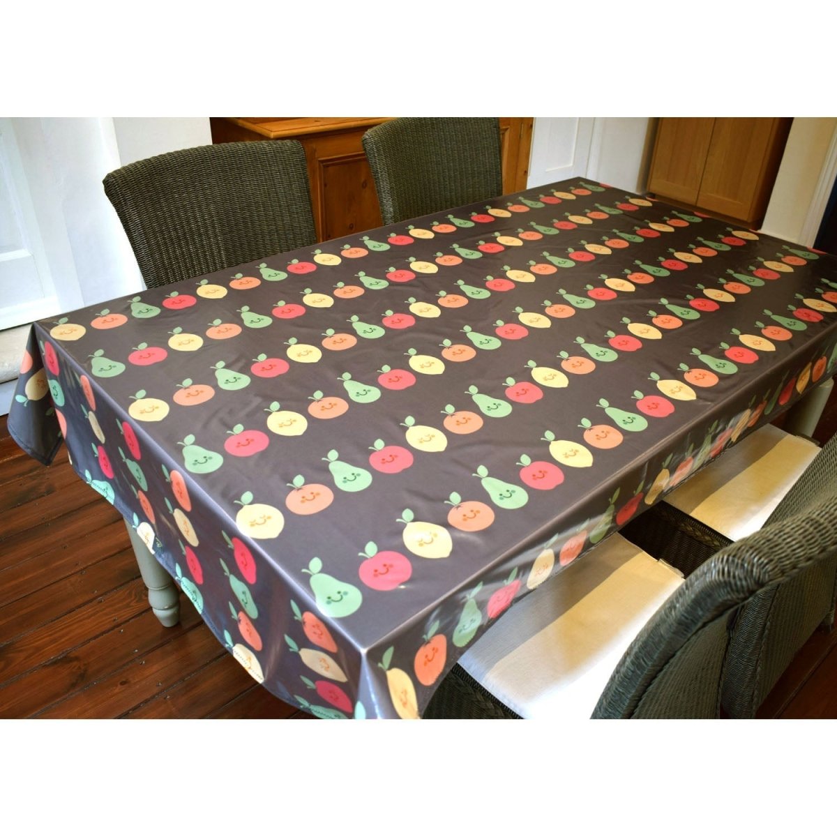 Wipeezee Splash Mat - Grey Happy Fruit - Splash Mat