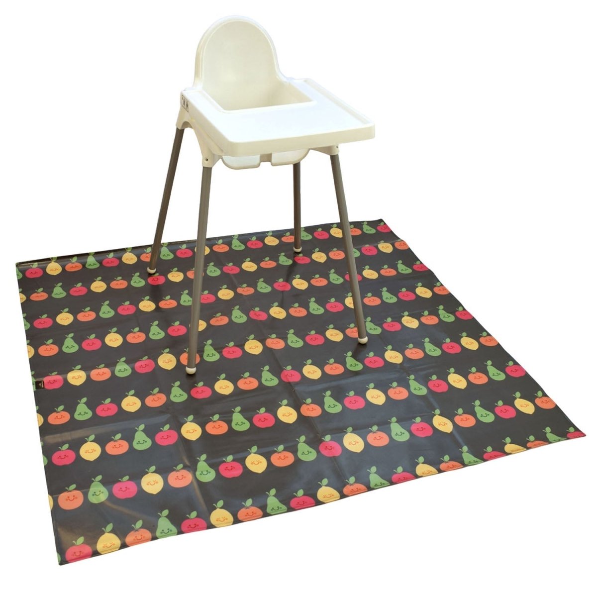 Wipeezee Splash Mat - Grey Happy Fruit - Splash Mat