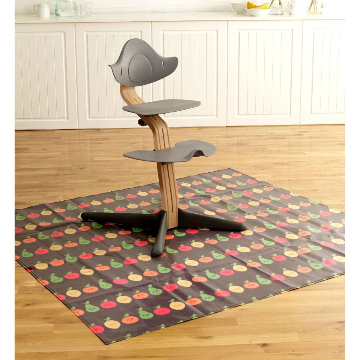 Wipeezee Splash Mat - Grey Happy Fruit - Splash Mat