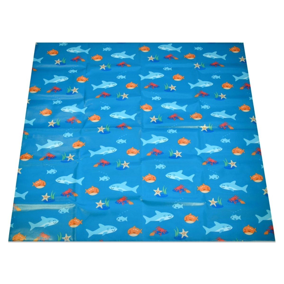 Wipeezee Splash Mat - Turquoise Blue Sea Creatures - Splash Mat