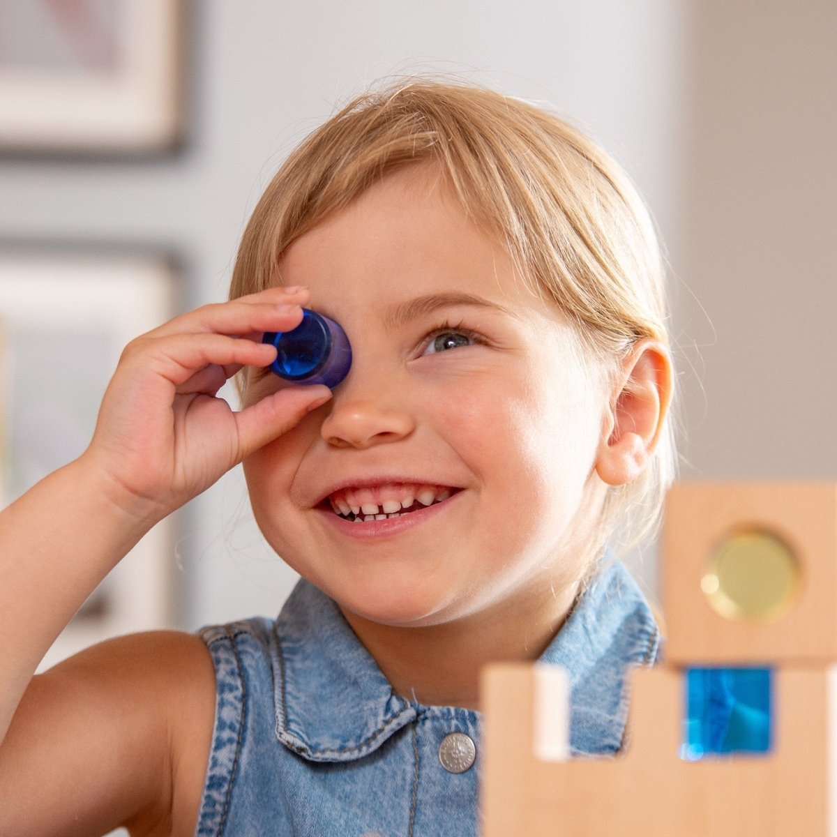 Wooden Building Gem Blocks Super Set - Sensory Toys