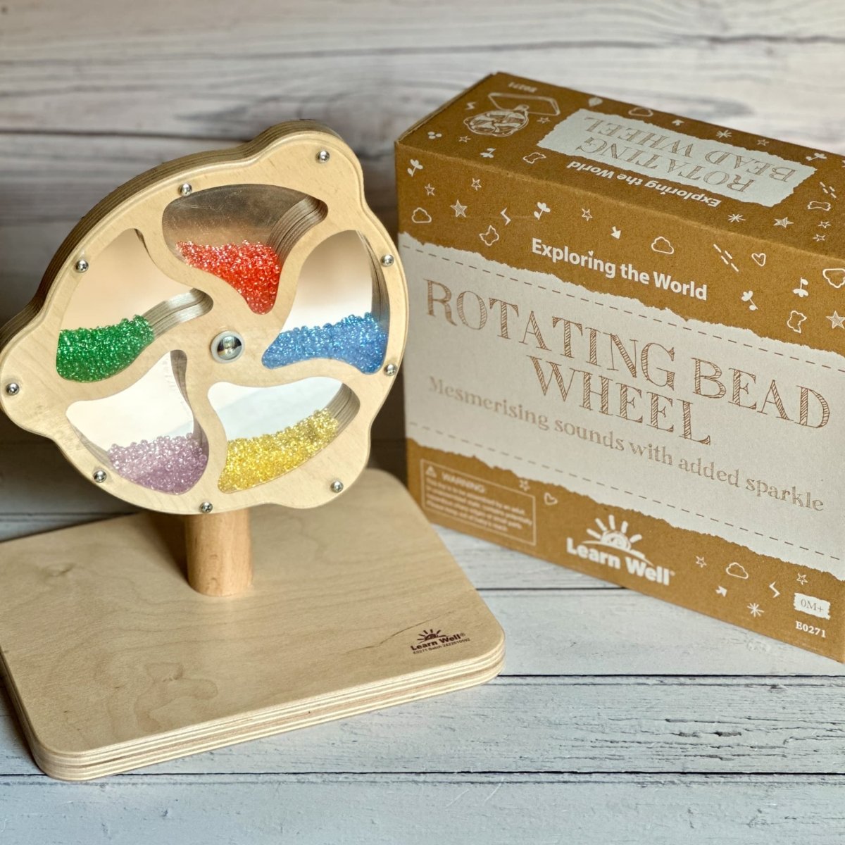 Wooden Rotating Bead Wheel - Sensory Toys
