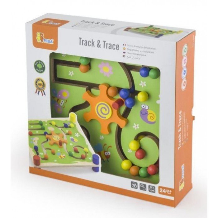 Wooden Track & Trace Game - Sensory Toys