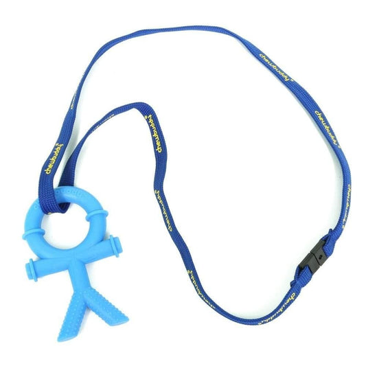Chewbuddy Stickman Blue, oral care, for disabled children.