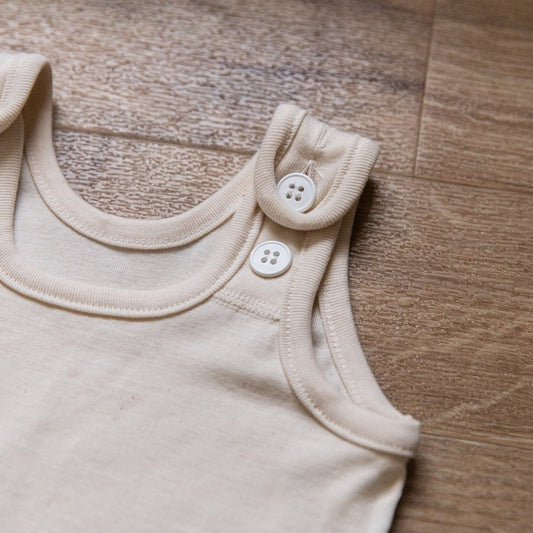 Baby Eczema Dungarees 2 Pack - 100% Organic Cotton - Daytime Clothing