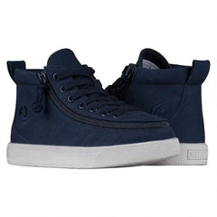 Billy Footwear (Big Kids) Wide Fit - High Top Canvas Shoes - Footwear