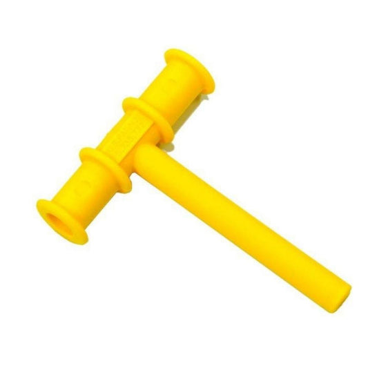 Yellow Chewy Tubes - Soft - Chewing