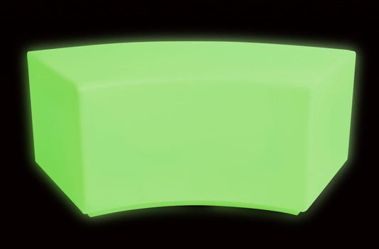 Colour Changing Mood Curved Bench Seating - Sensory Equipment