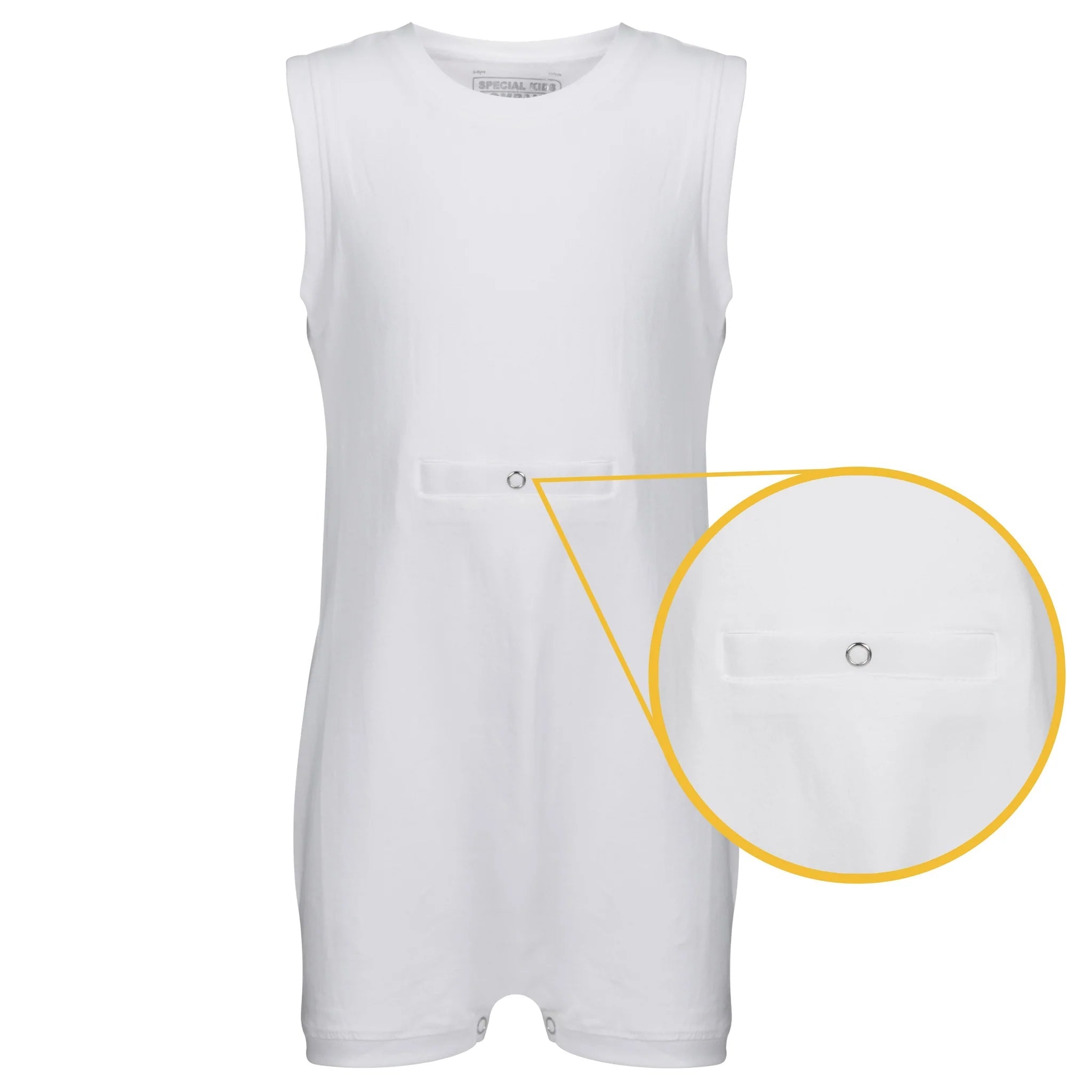 KayCey Popper Vest - Sleeveless With Tube Access (Adults) - Bodyvests and Sleepwear