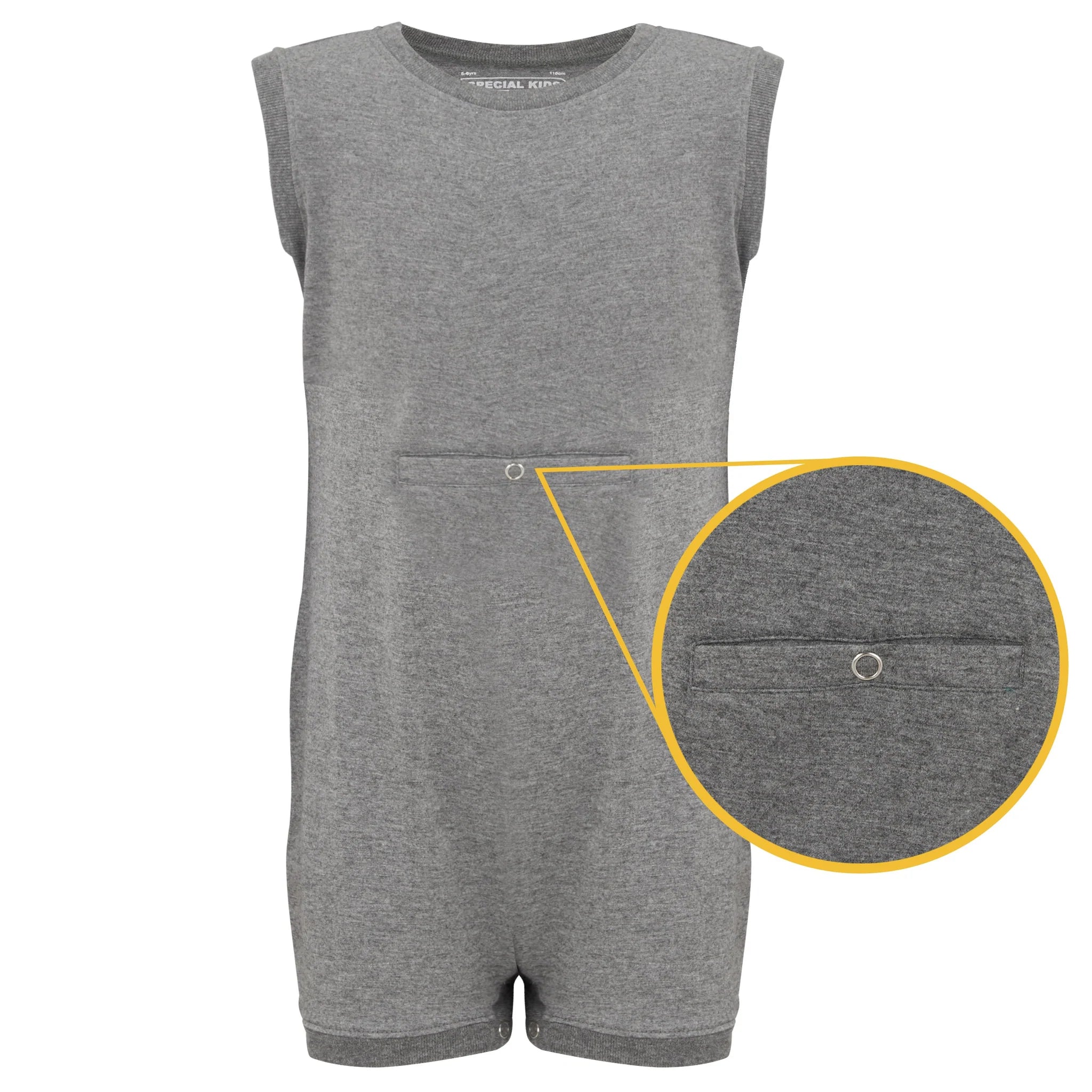 KayCey Popper Vest - Sleeveless With Tube Access (Adults) - Bodyvests and Sleepwear