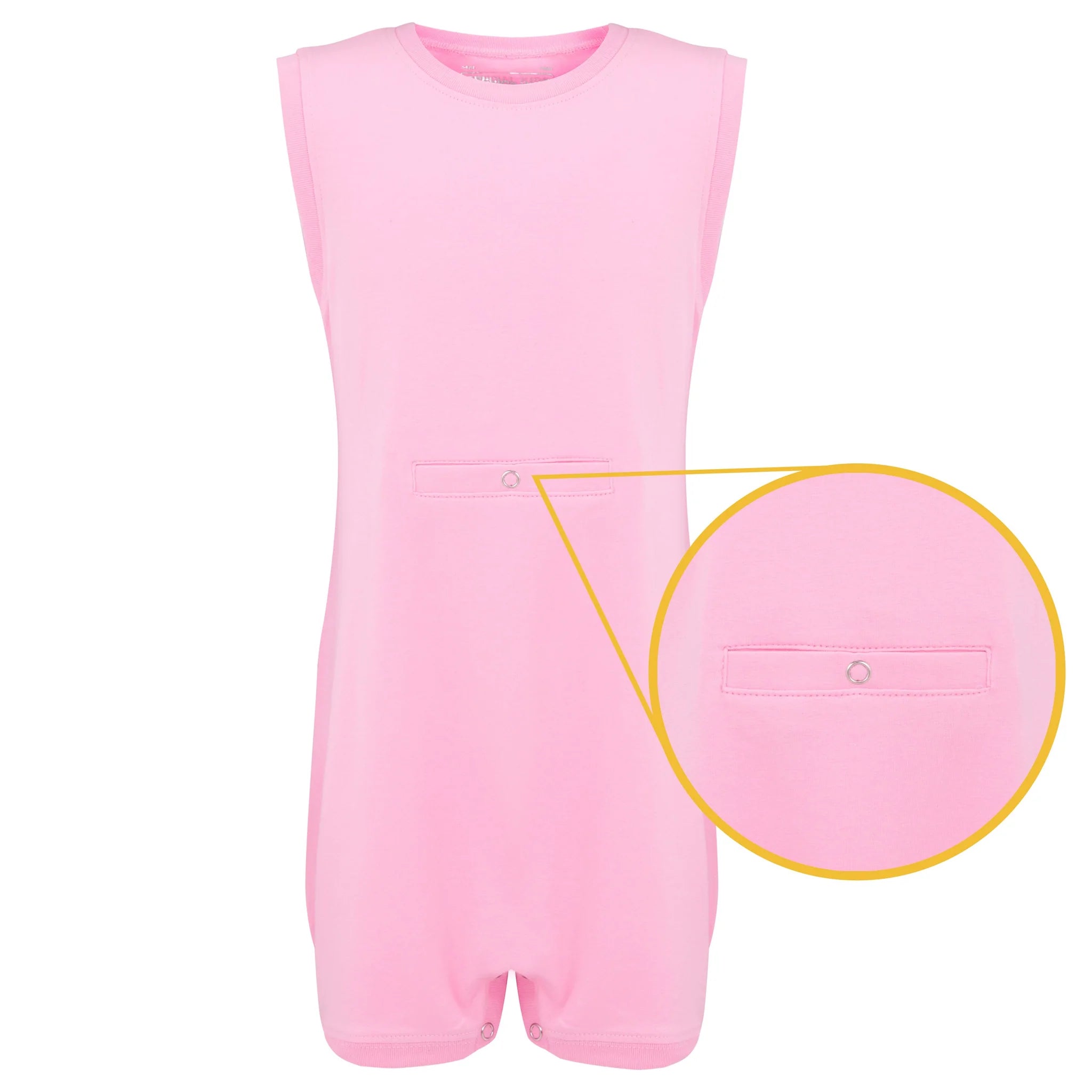 KayCey Popper Vest - Sleeveless With Tube Access (Adults) - Bodyvests and Sleepwear