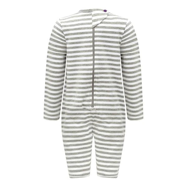 Kaycey Secret Zip Back Jumpsuits - Long Sleeve / Knee Length (Kids) - Bodyvests and Sleepwear